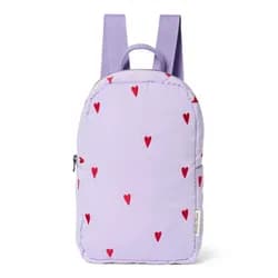Studio Noos Puffy Mini BACKPACK batůžek Purple Hearts