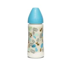 LÁHEV Kulatá savička SILIKON 360 ml - MODRÁ VČELA