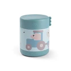 Done by Deer Dětská termonádoba 300 ml - Tiny Farm Modrá