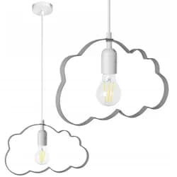 Stropní svítidlo TooLight Cloudie šedá