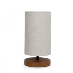 Opviq Stolní lampa Baras krémová/hnědá