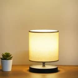 Opviq Stolní lampa Elena černá/béžová