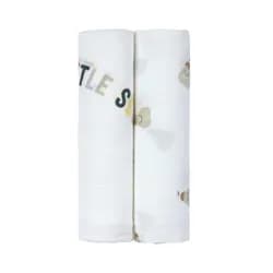 Lässig BABIES Swaddle Heav. Soft 120x120 Happy Fruits pear