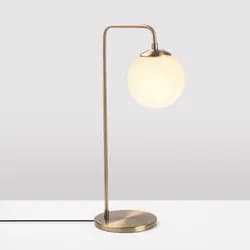 Opviq Stolní lampa Viran vintage zlatá/mléčné sklo