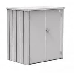 Biohort Skříňka na terasu BIOHORT Romeo L 132 x 87 x 140 cm (stříbrná metalíza)