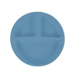 Dětský silikonový talíř PupyHou Barva: Blue (modrá)